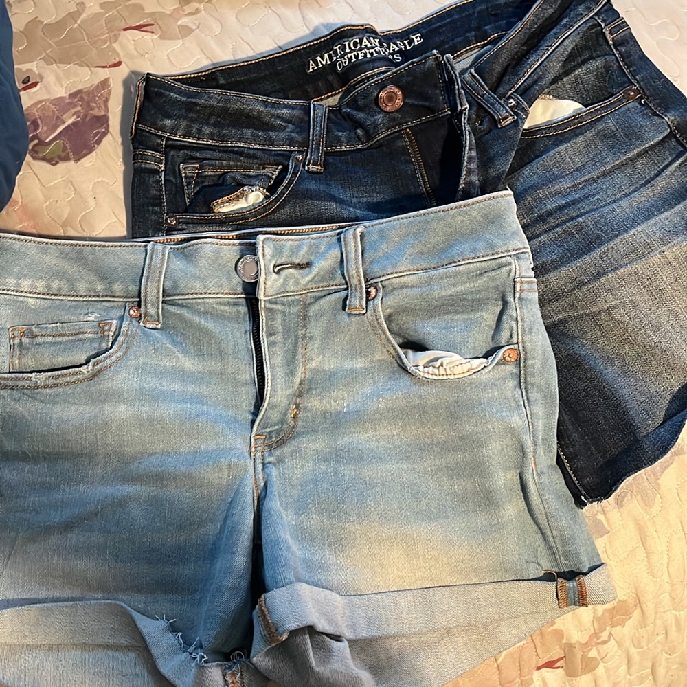 Pair of American Eagle Super Super Stretch Shorts Size 10
